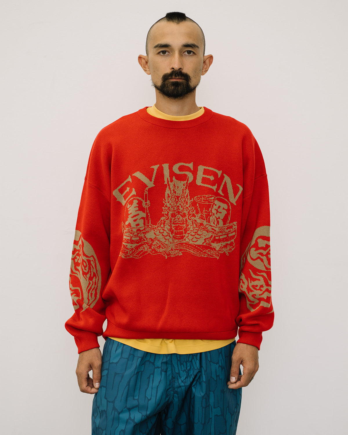 DRAGON SHIP KNIT - RED – Evisen Skateboards ゑ (エビセン スケート