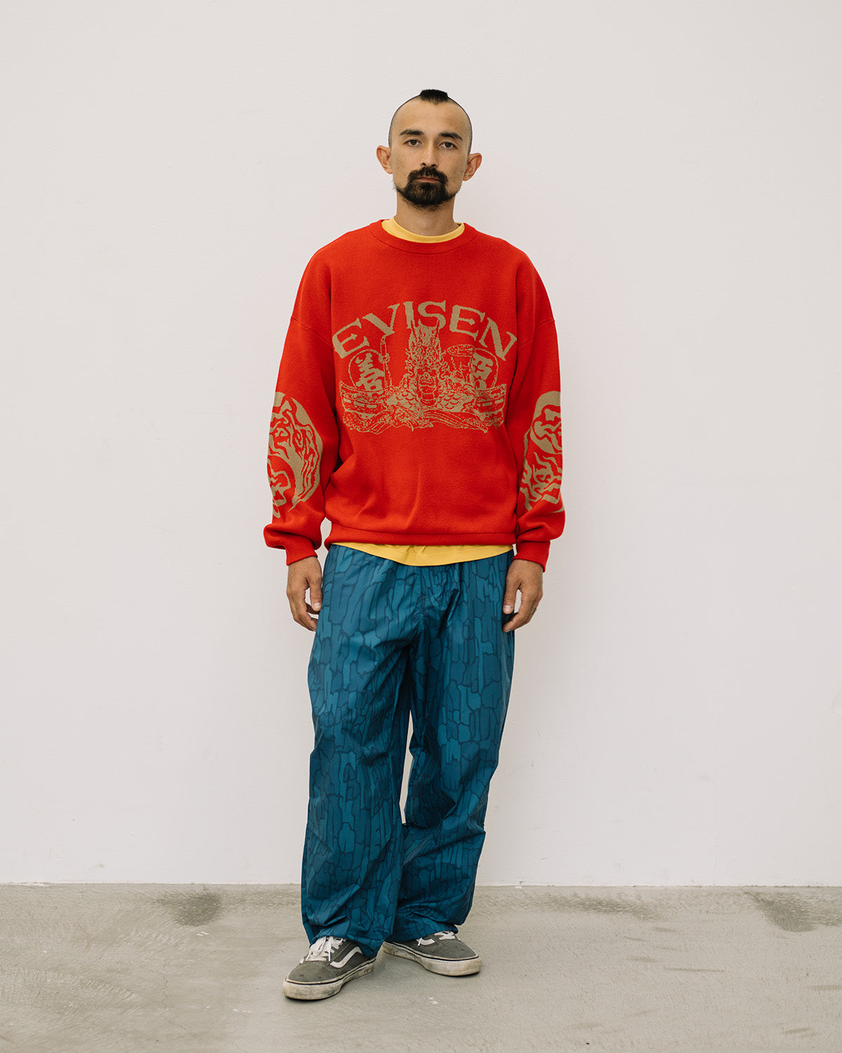 DRAGON SHIP KNIT - RED – Evisen Skateboards ゑ (エビセン スケート