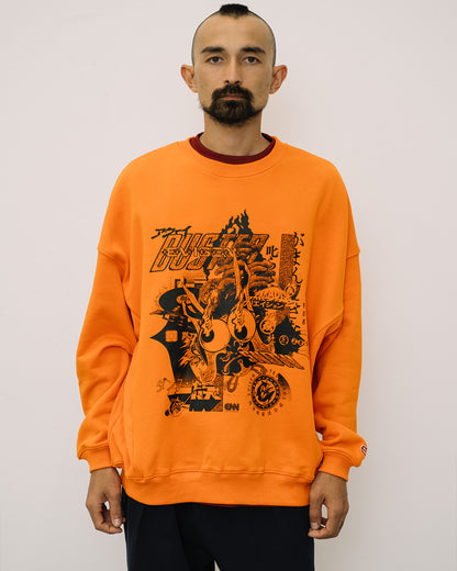 BASTARD CREWNECK - ORANGE