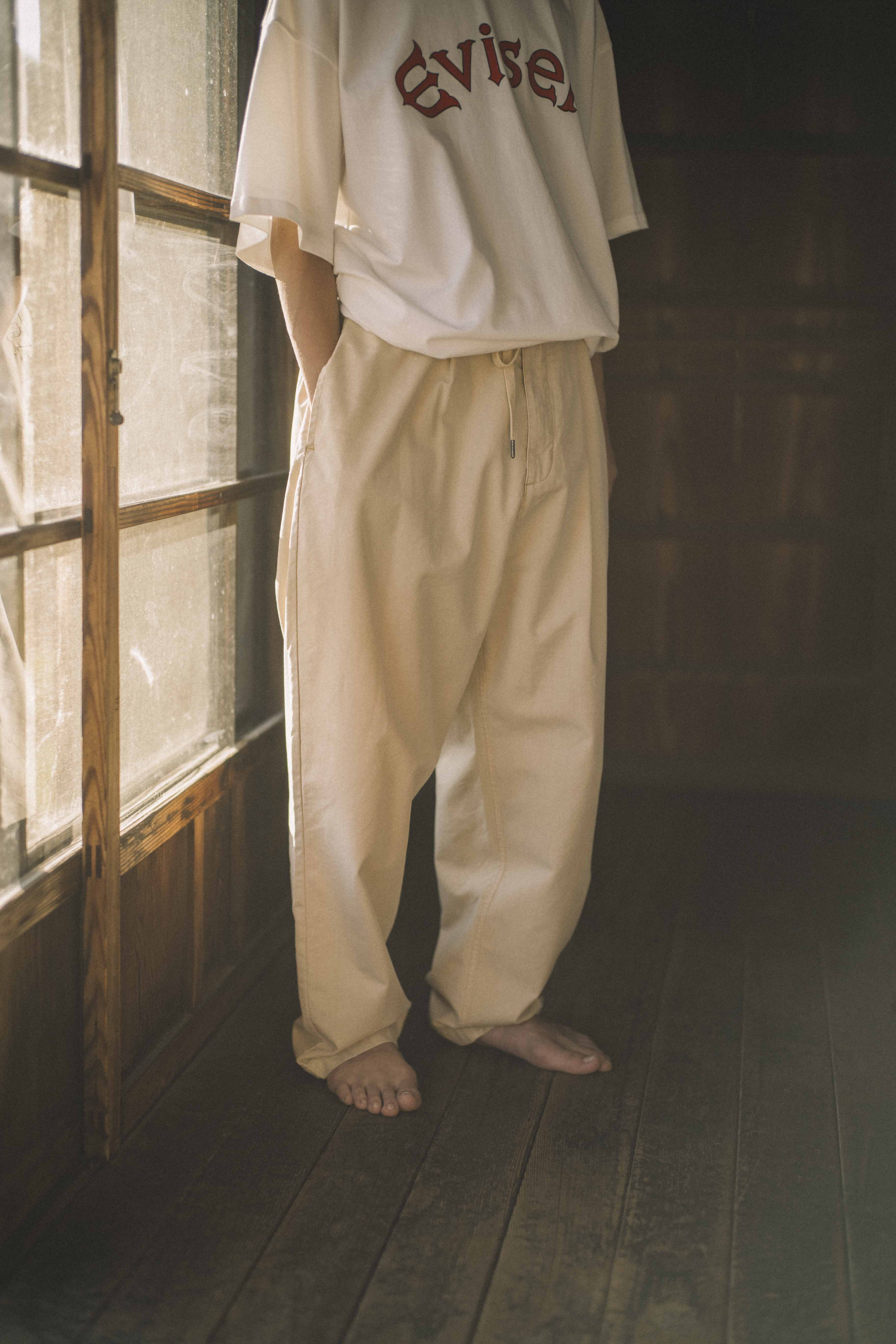 BOHEMIAN PIGMENT PANTS - WHITE – Evisen Skateboards ゑ (エビセン スケートボード)  OFFICIAL ONLINE STORE