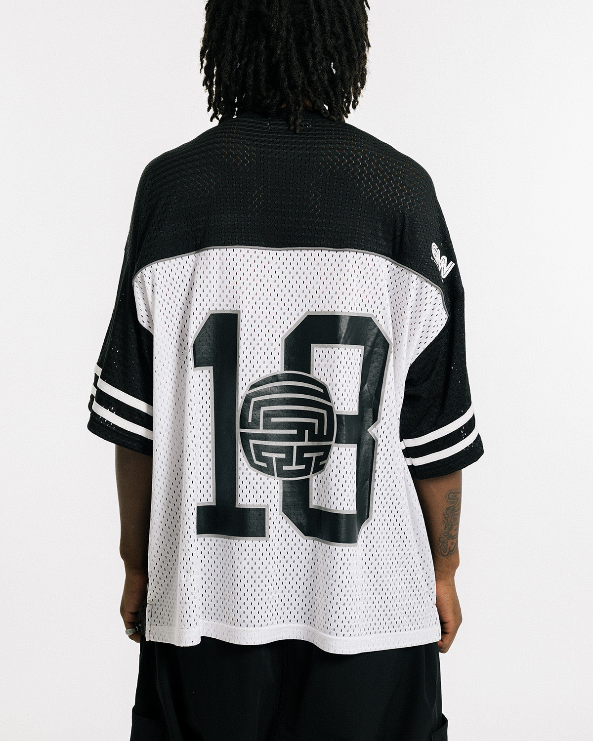OHAKO HOCKEY SHIRT - BLACK × WHITE