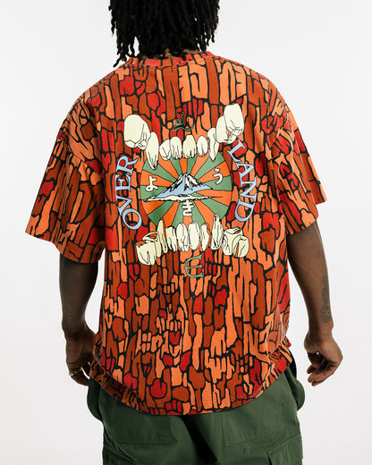 OVERLAND 2.5 TEE - ORANGE CAMO
