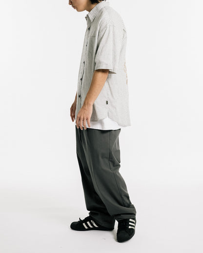 OVERLAND CHECK SHIRT - WHITE