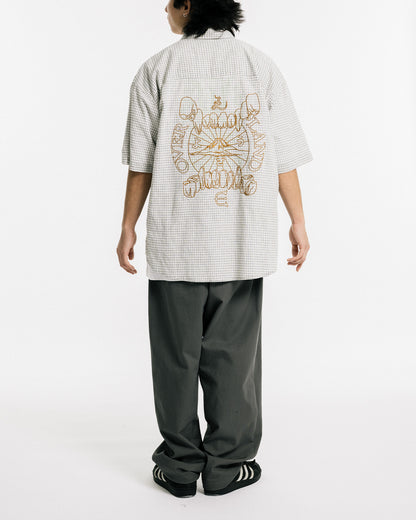 OVERLAND CHECK SHIRT - WHITE