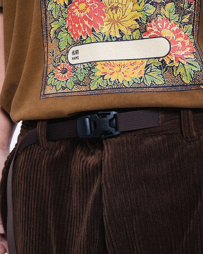 EQUALIZER CORD CARGO PANTS - MOCHA