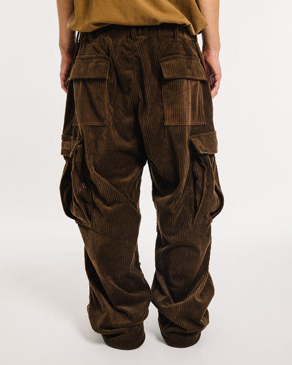 EQUALIZER CORD CARGO PANTS - MOCHA