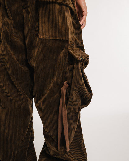 EQUALIZER CORD CARGO PANTS - MOCHA