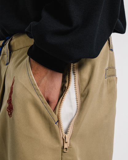 FIRE BOHEMIAN PANTS - KHAKI