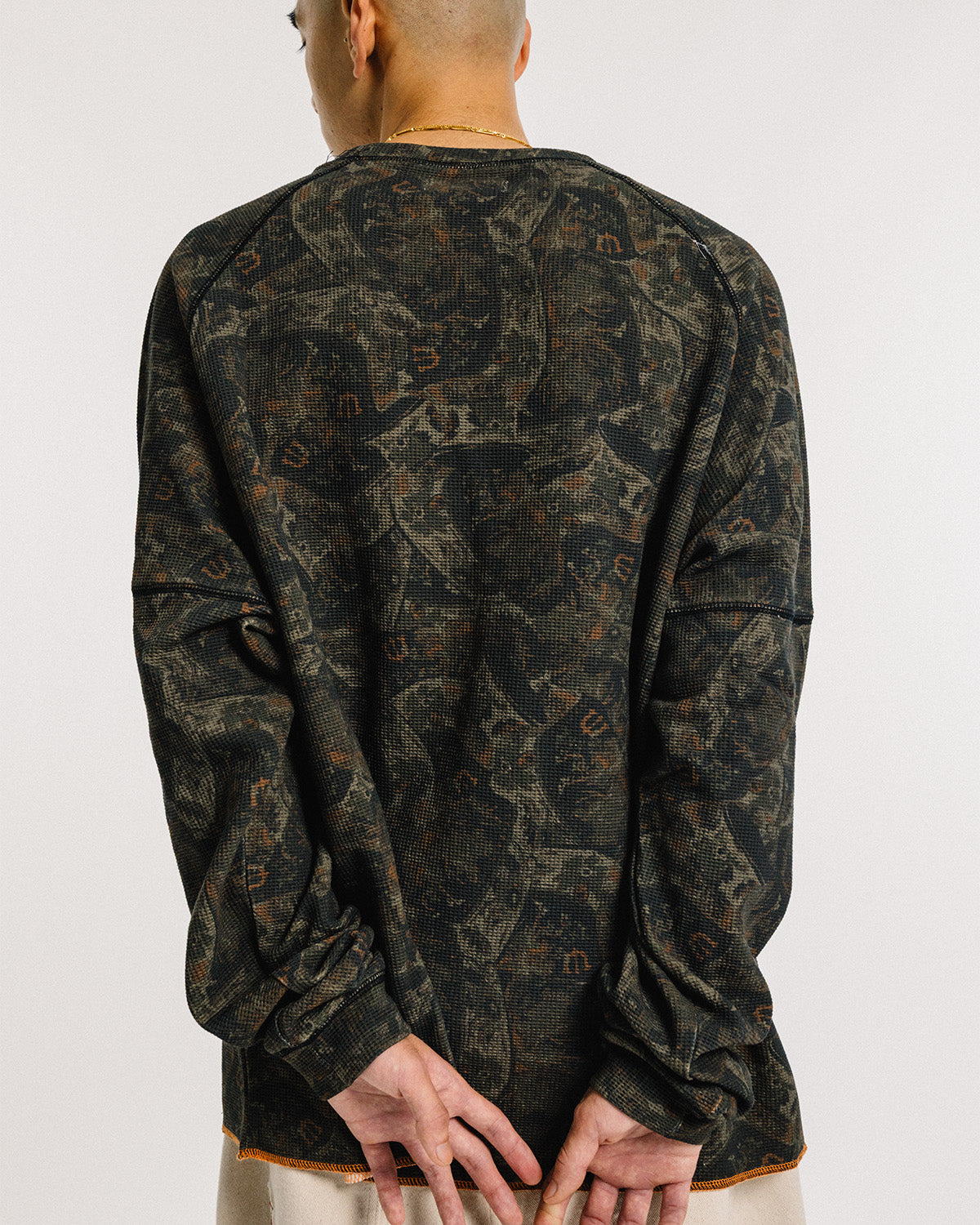 VASE THERMAL LS TEE - BLACK