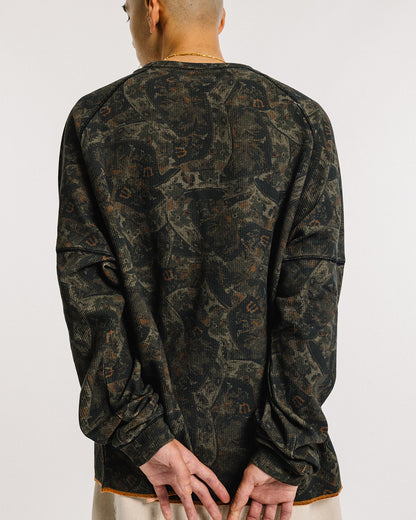 VASE THERMAL LS TEE - BLACK