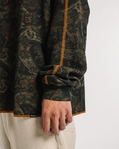 VASE THERMAL LS TEE - BLACK