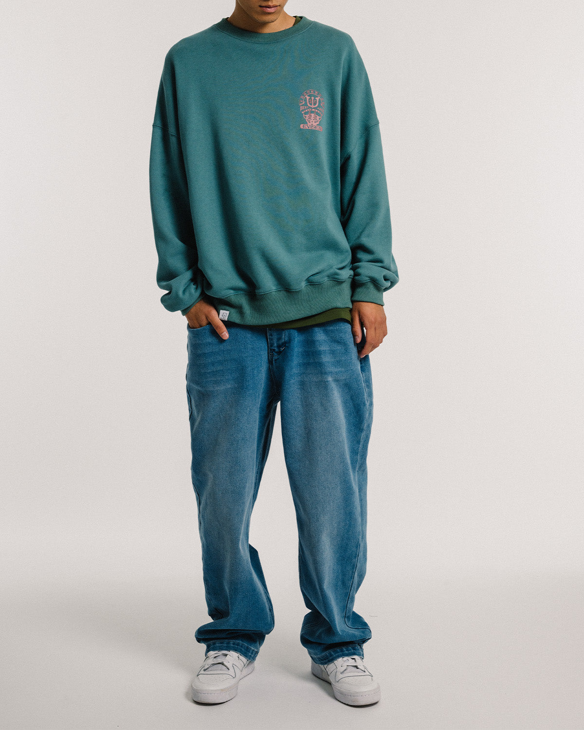 TIGER MATCH EMBLEM CREW SWEAT – Evisen Skateboards ゑ (エビセン