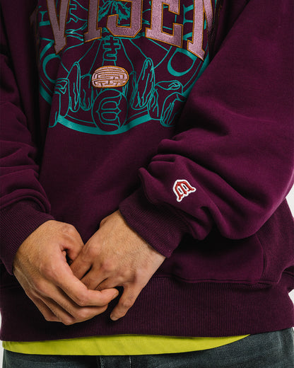 COLLEGE OVER LOGO SWEAT
