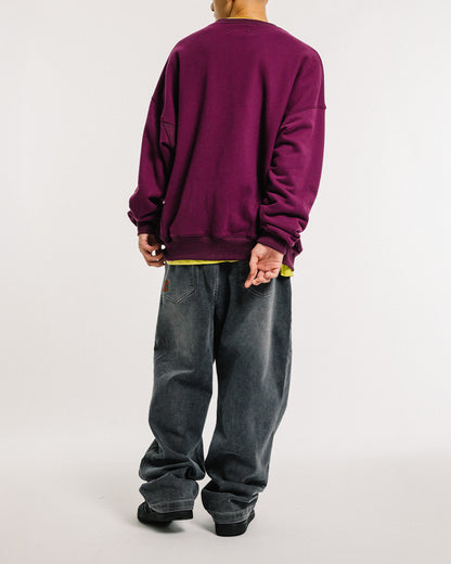 COLLEGE OVER LOGO SWEAT