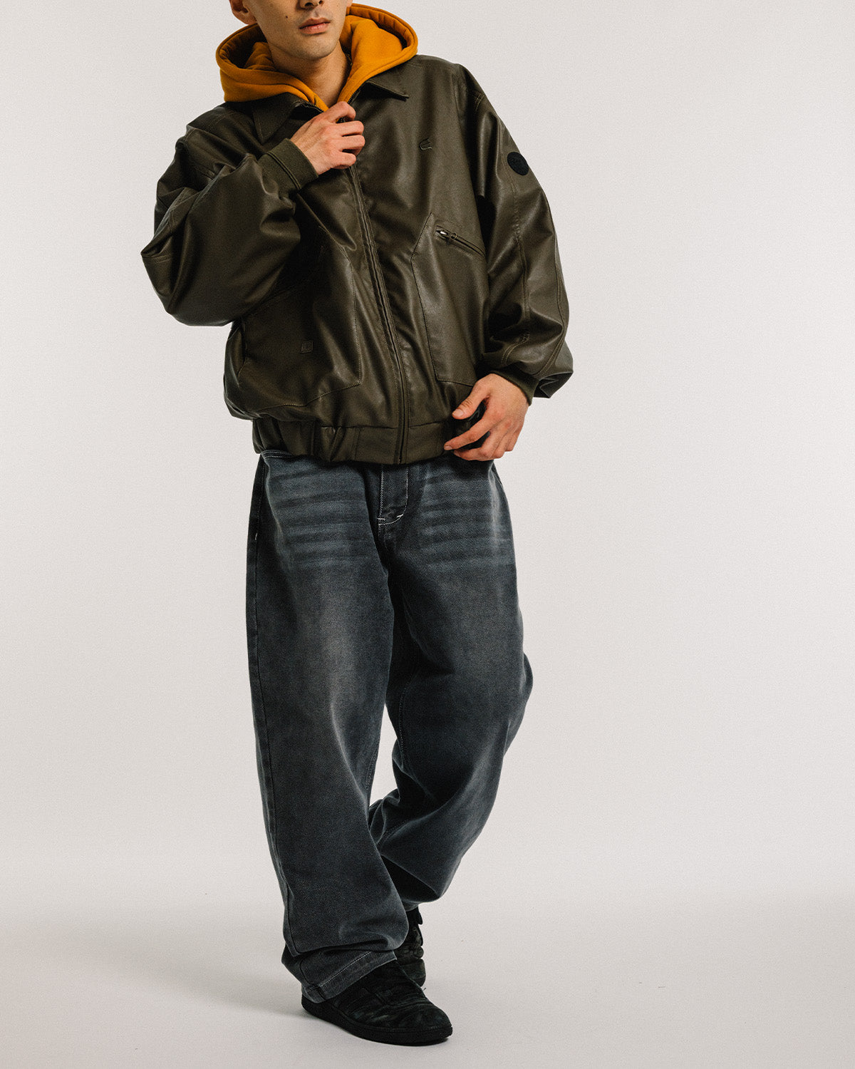 ONE-UP JEANS - BLACK – Evisen Skateboards ゑ (エビセン スケート