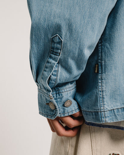 2ND CHAMBRAY DENIM SHIRT - BLUE
