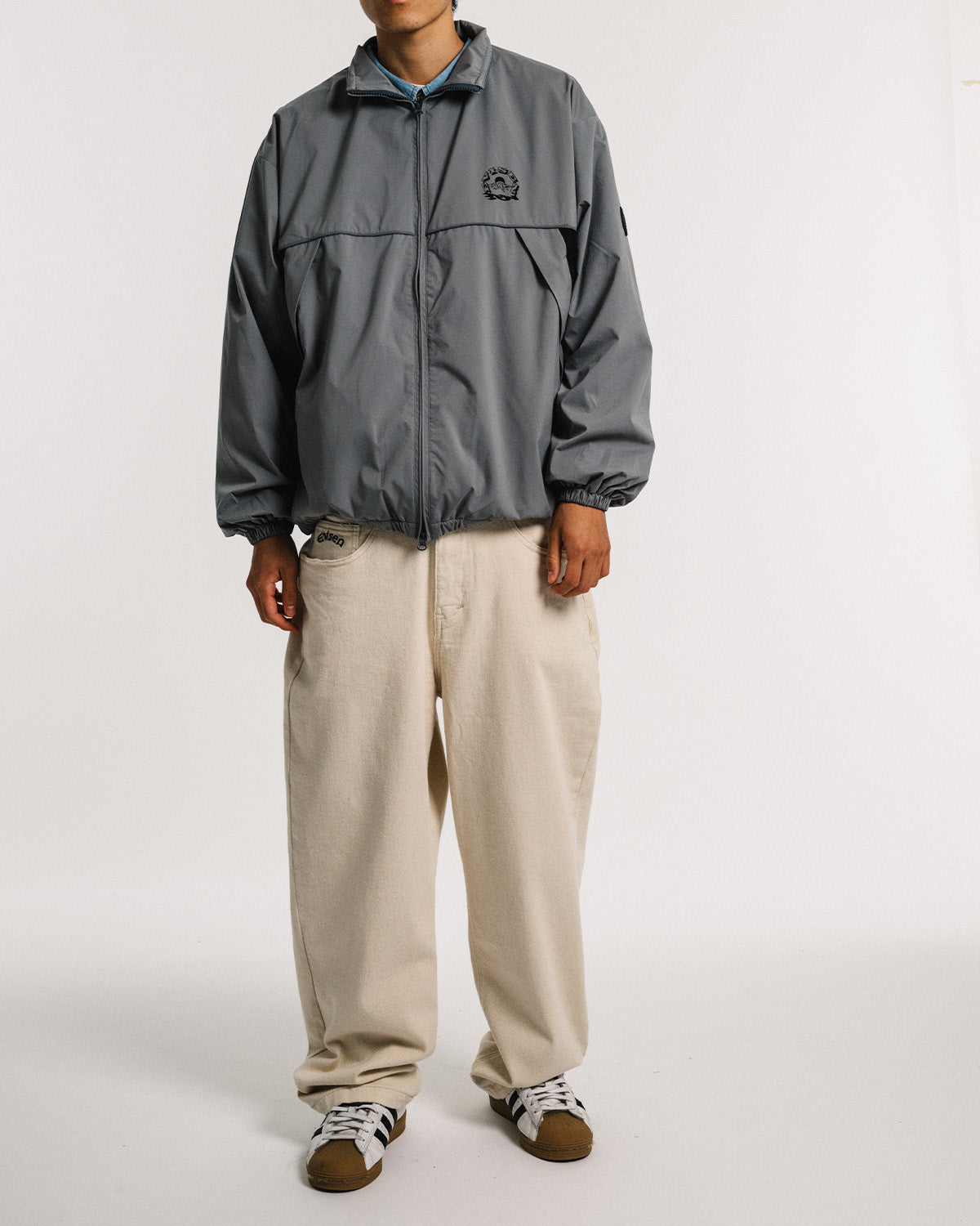 EVIFUJI NYLON JACKET - GREY