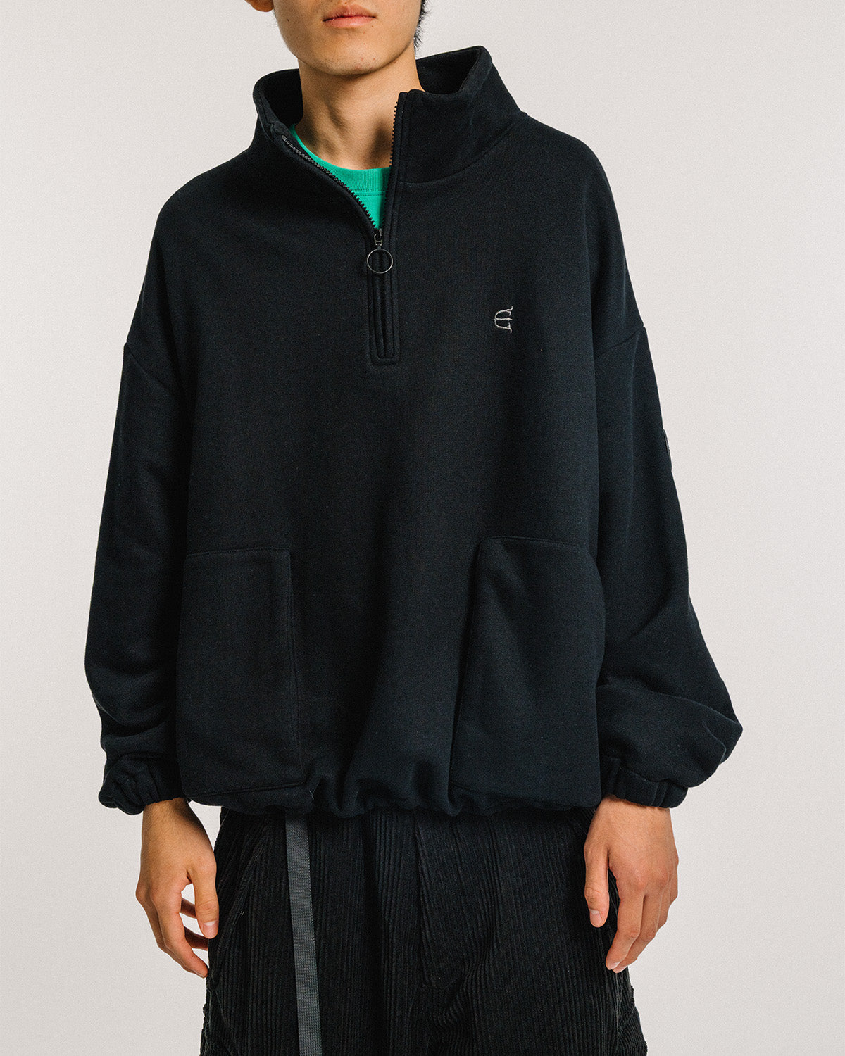 MIND LAND HALF ZIP SWEAT