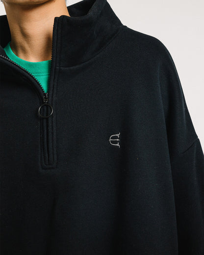 MIND LAND HALF ZIP SWEAT
