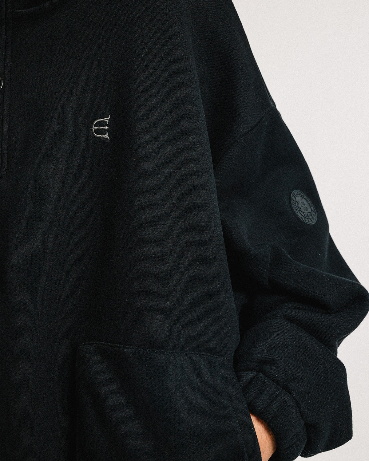 MIND LAND HALF ZIP SWEAT