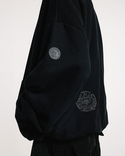 MIND LAND HALF ZIP SWEAT