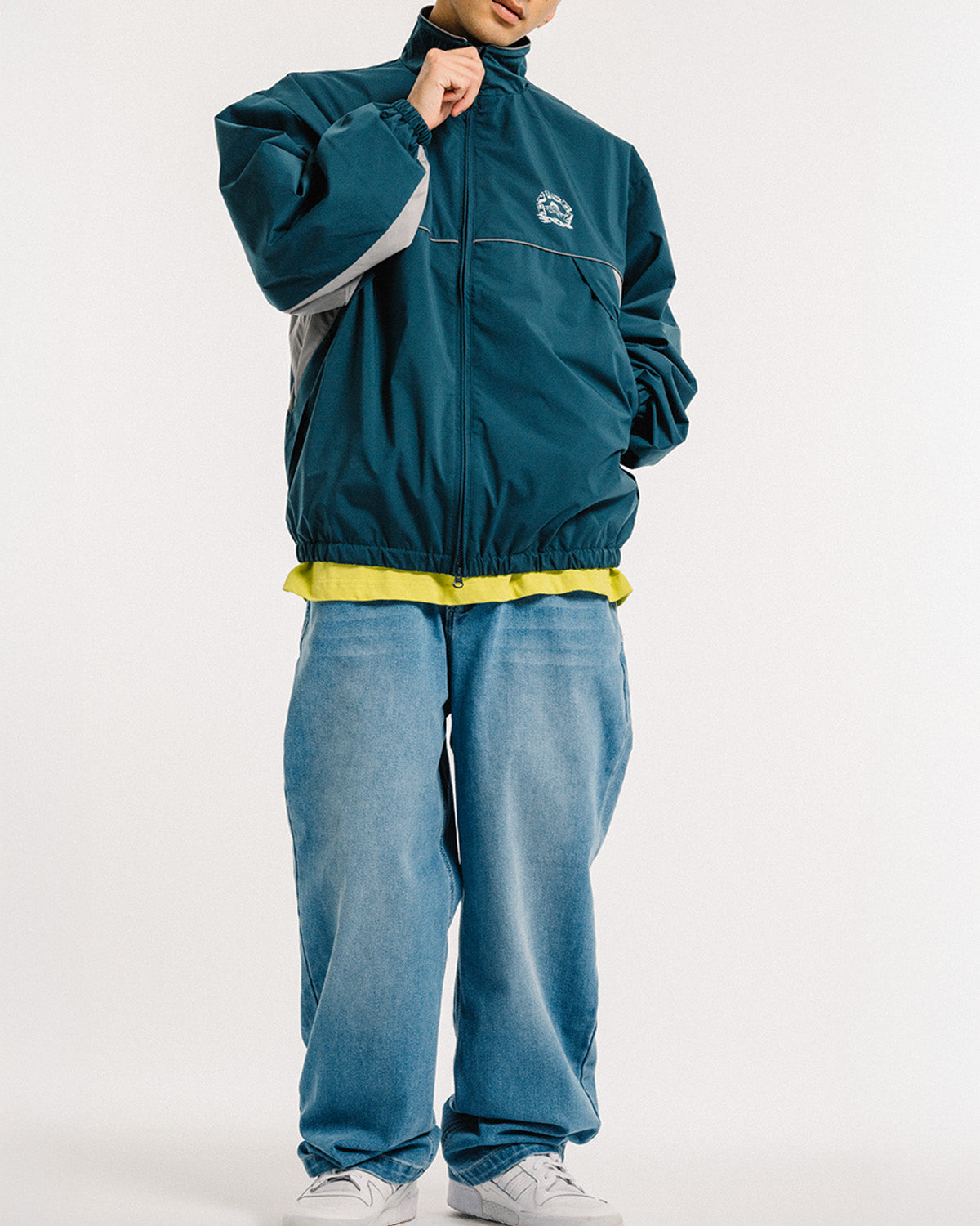 EVIFUJI NYLON JACKET - FOREST – Evisen Skateboards ゑ (エビセン