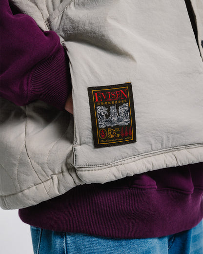 MIND LIGHT QUILTING VEST - BEIGE