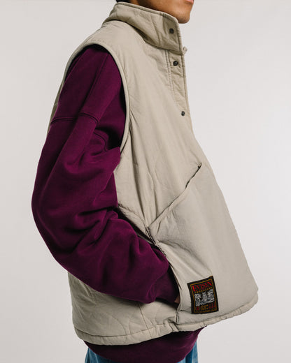 MIND LIGHT QUILTING VEST - BEIGE