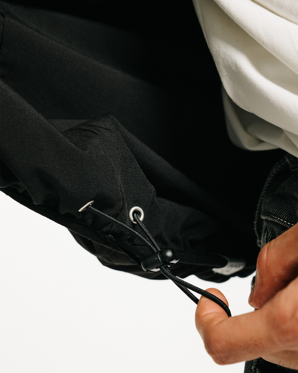 LIGHT QUILTED DOWN JACKET - GREY