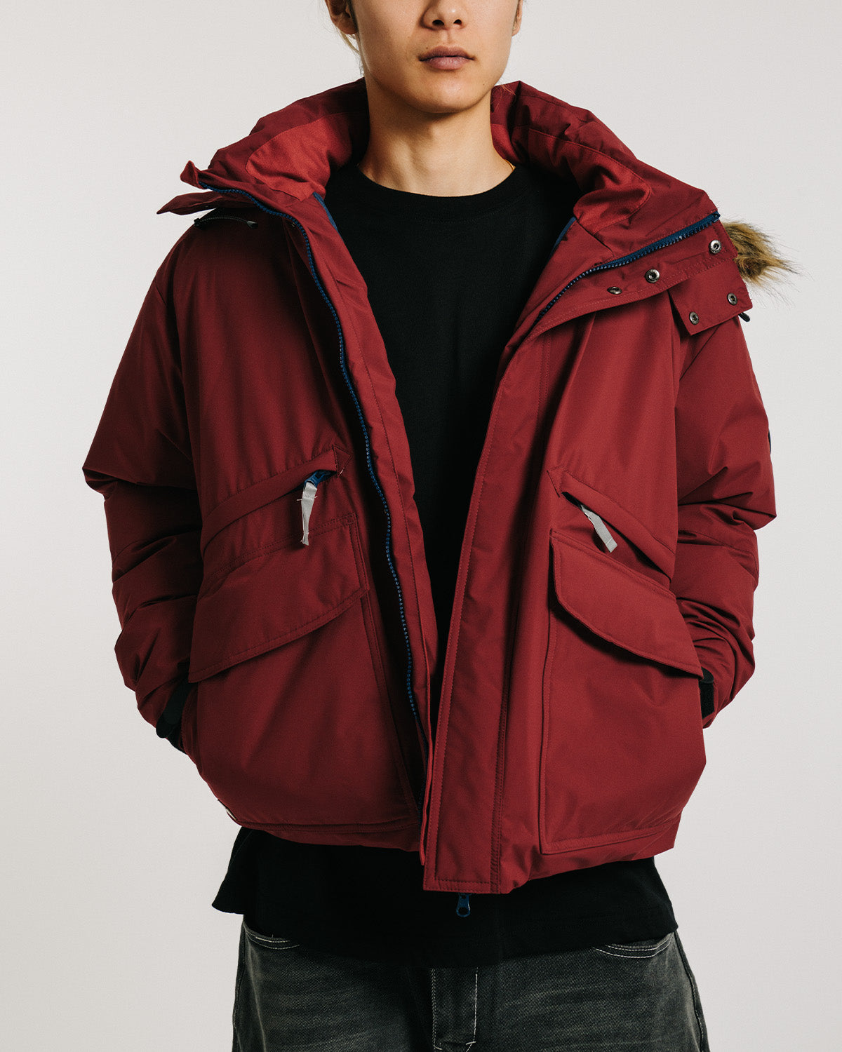 3-WAY N3B EVI DOWN JACKET - RED