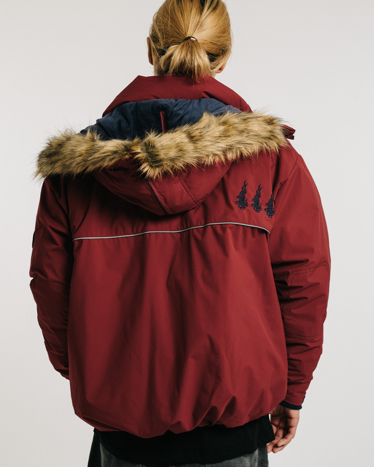 3-WAY N3B EVI DOWN JACKET - RED