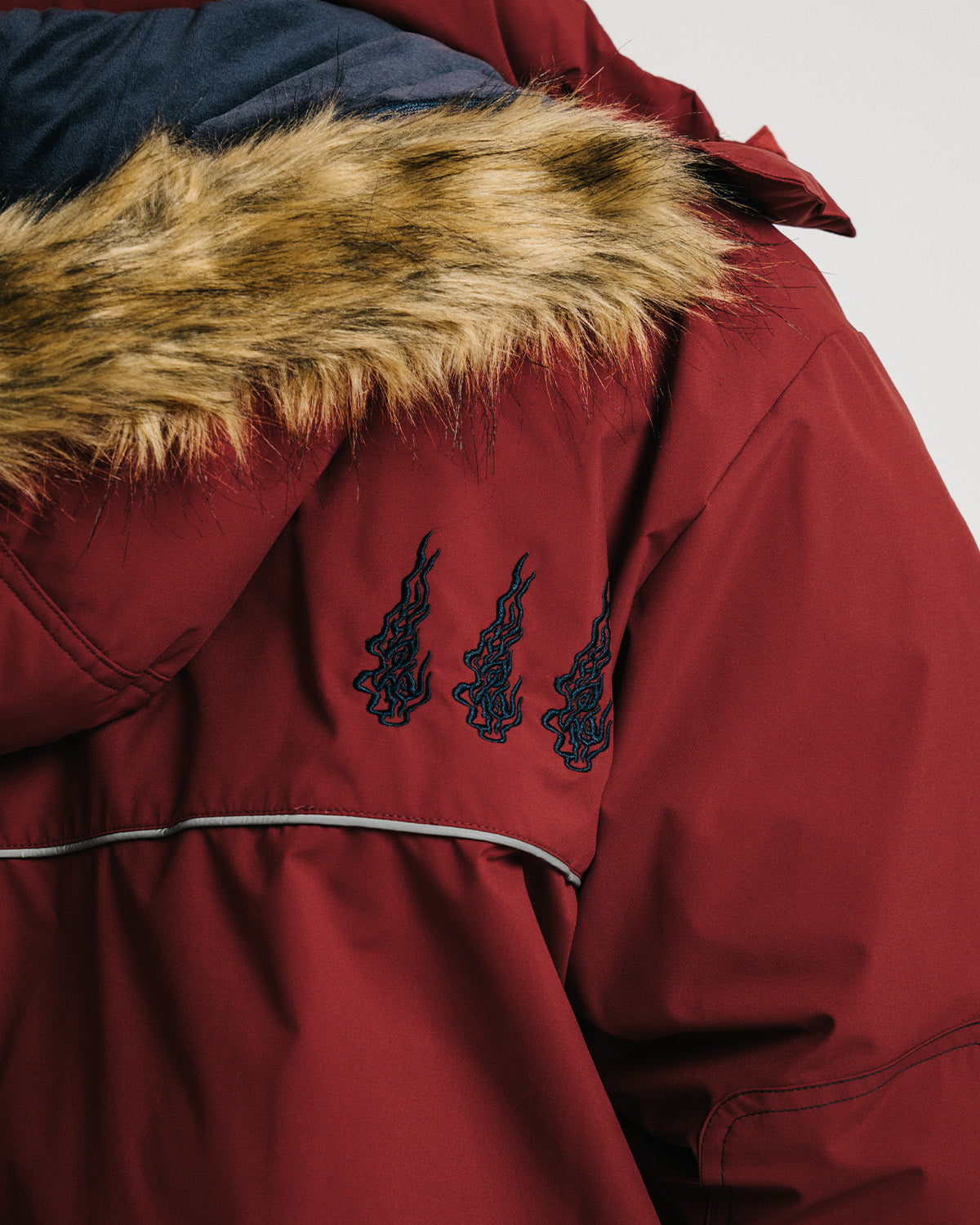 3-WAY N3B EVI DOWN JACKET - RED