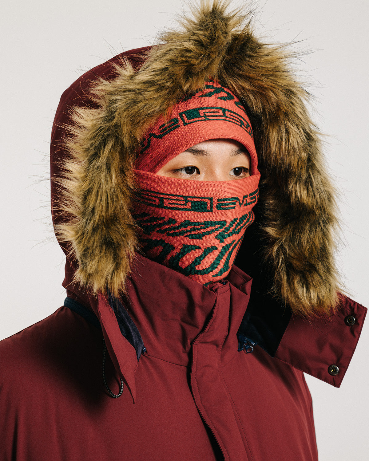 3-WAY N3B EVI DOWN JACKET - RED