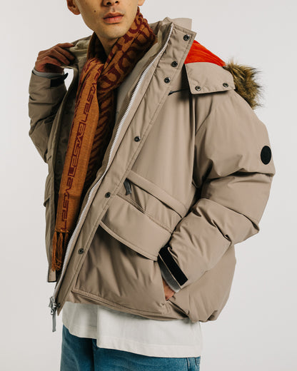 3-WAY N3B EVI DOWN JACKET - BEIGE