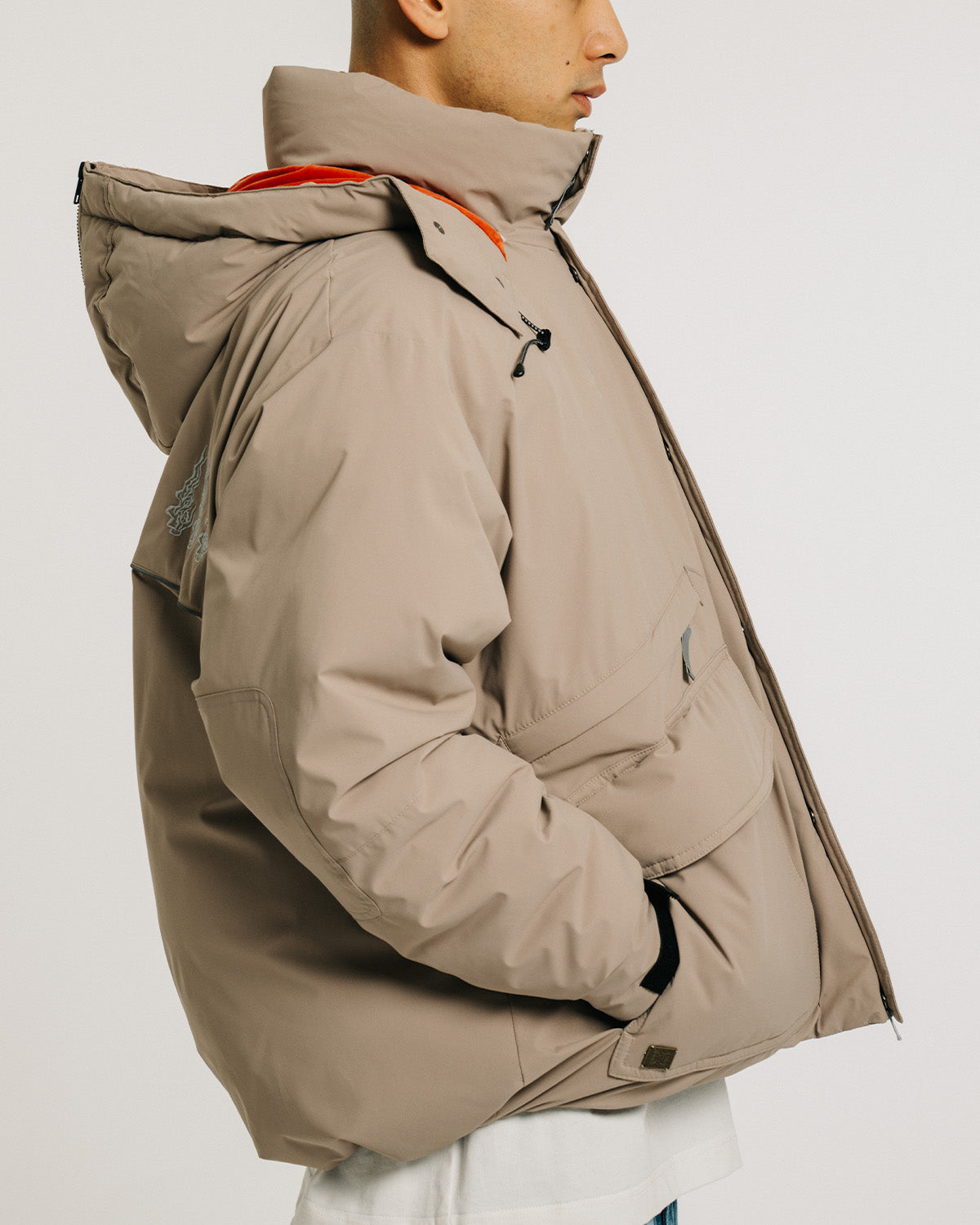 3-WAY N3B EVI DOWN JACKET - BEIGE