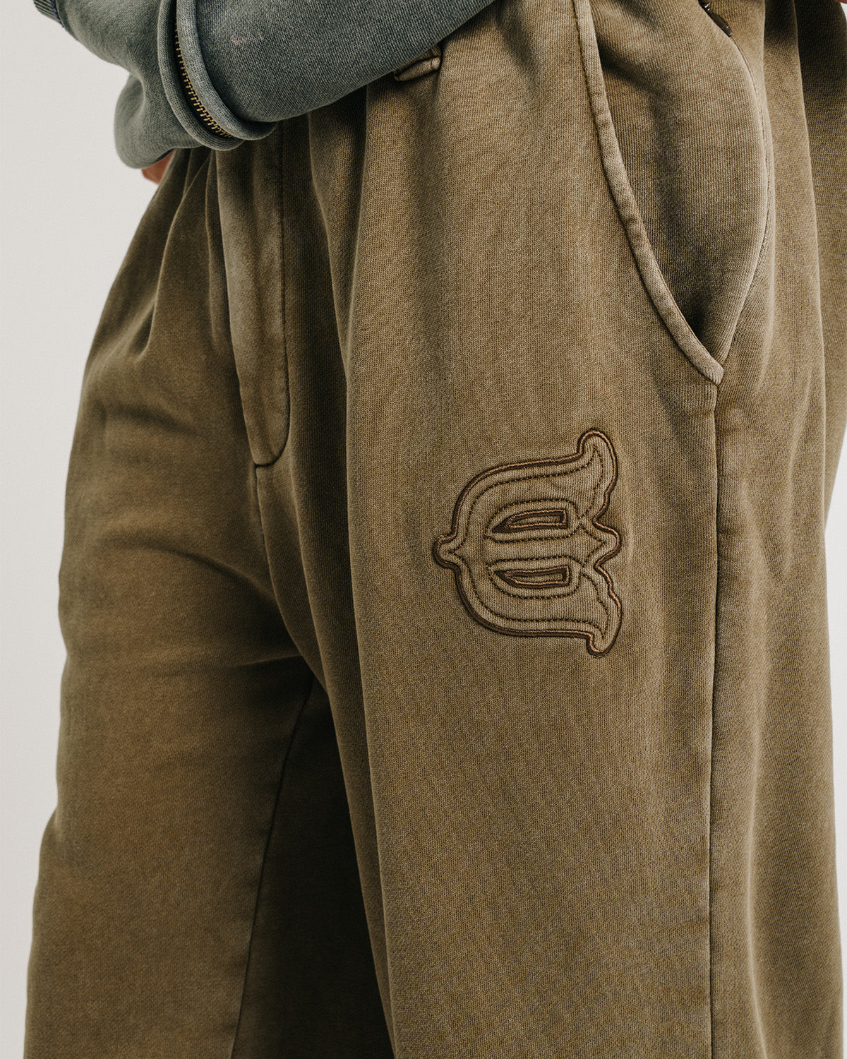 LOGO SWEAT PANTS - MOCHA