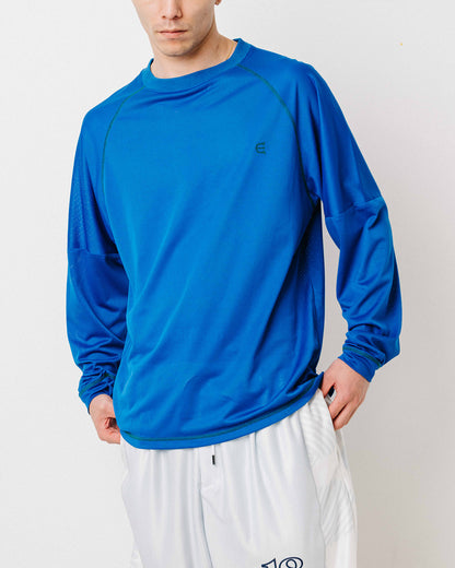 MESH L/S TEE - BLUE
