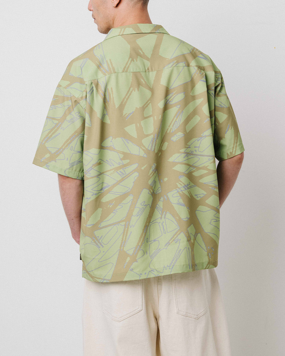 CLASH CAMO SHIRT - PISTACHIO GREEN