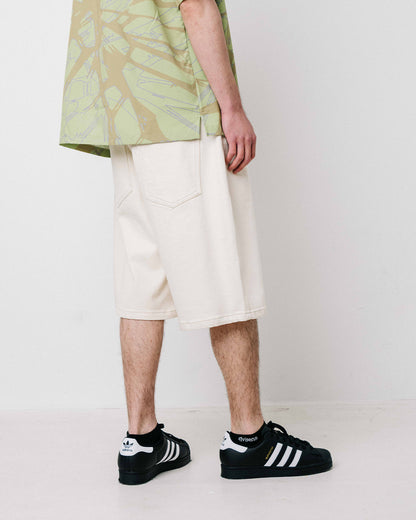 SUSHI DENIM SHORTS - IVORY