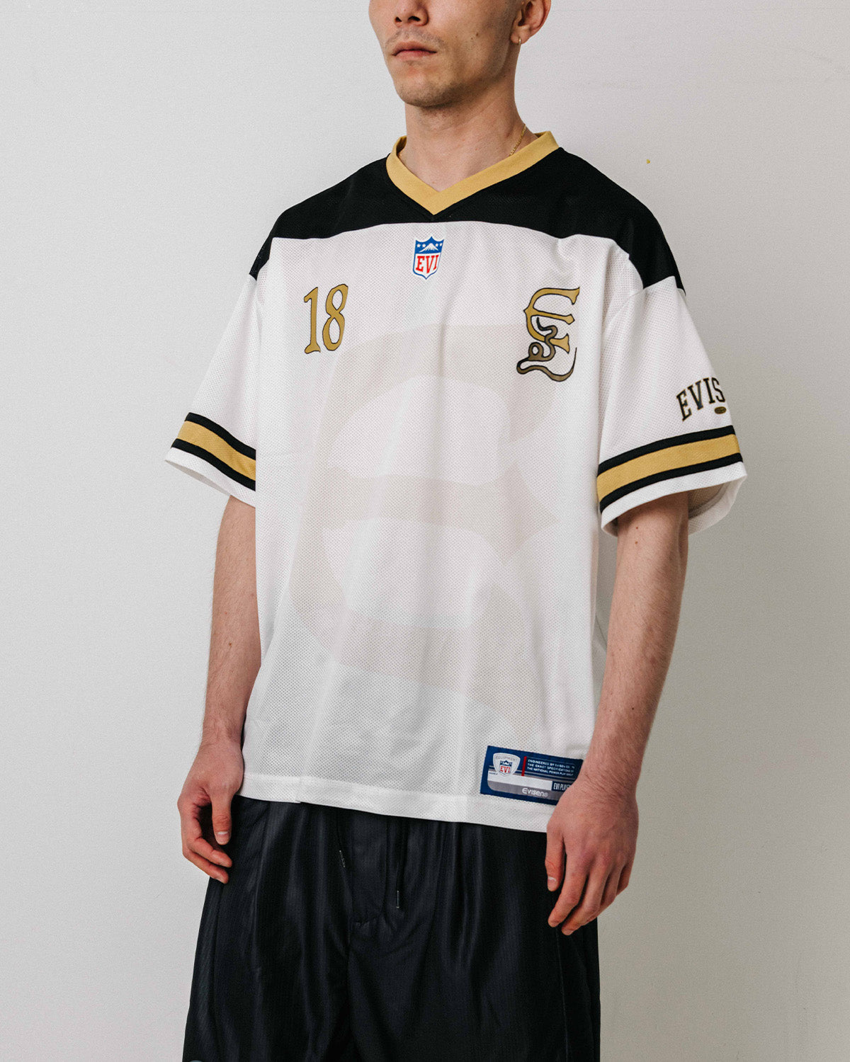 OHAKO ROSTER TEE - WHITE/BLACK