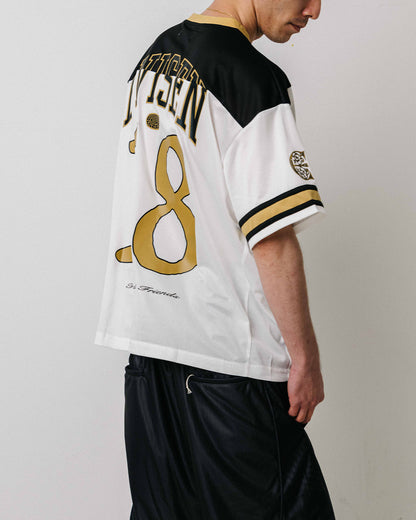 OHAKO ROSTER TEE - WHITE/BLACK