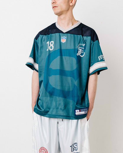 OHAKO ROSTER TEE - GREEN/NAVY