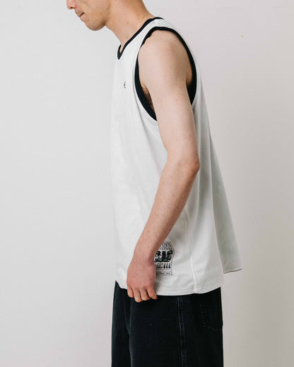 OHAKO CAMO MESH TANK - WHITE / CAMO