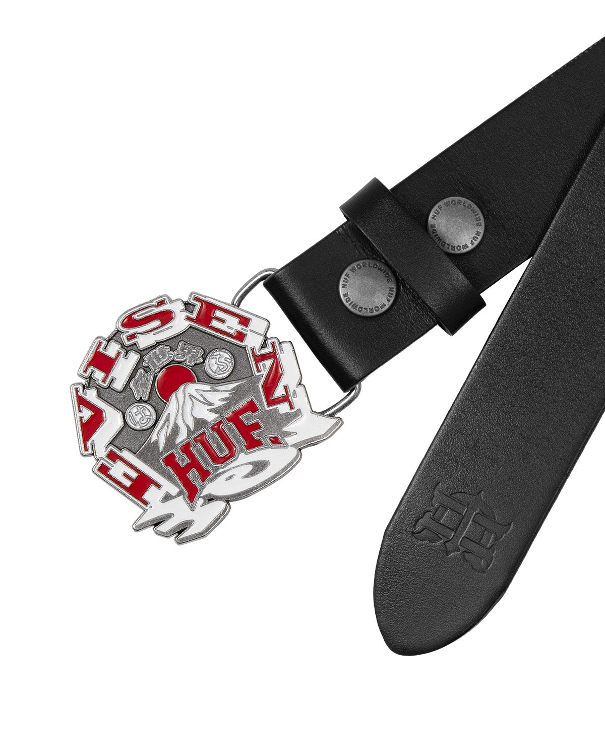 Evisen ベルト HUF x EVISEN HUFUJI BUCKLE BELT - BLACK – Evisen Skateboards ゑ