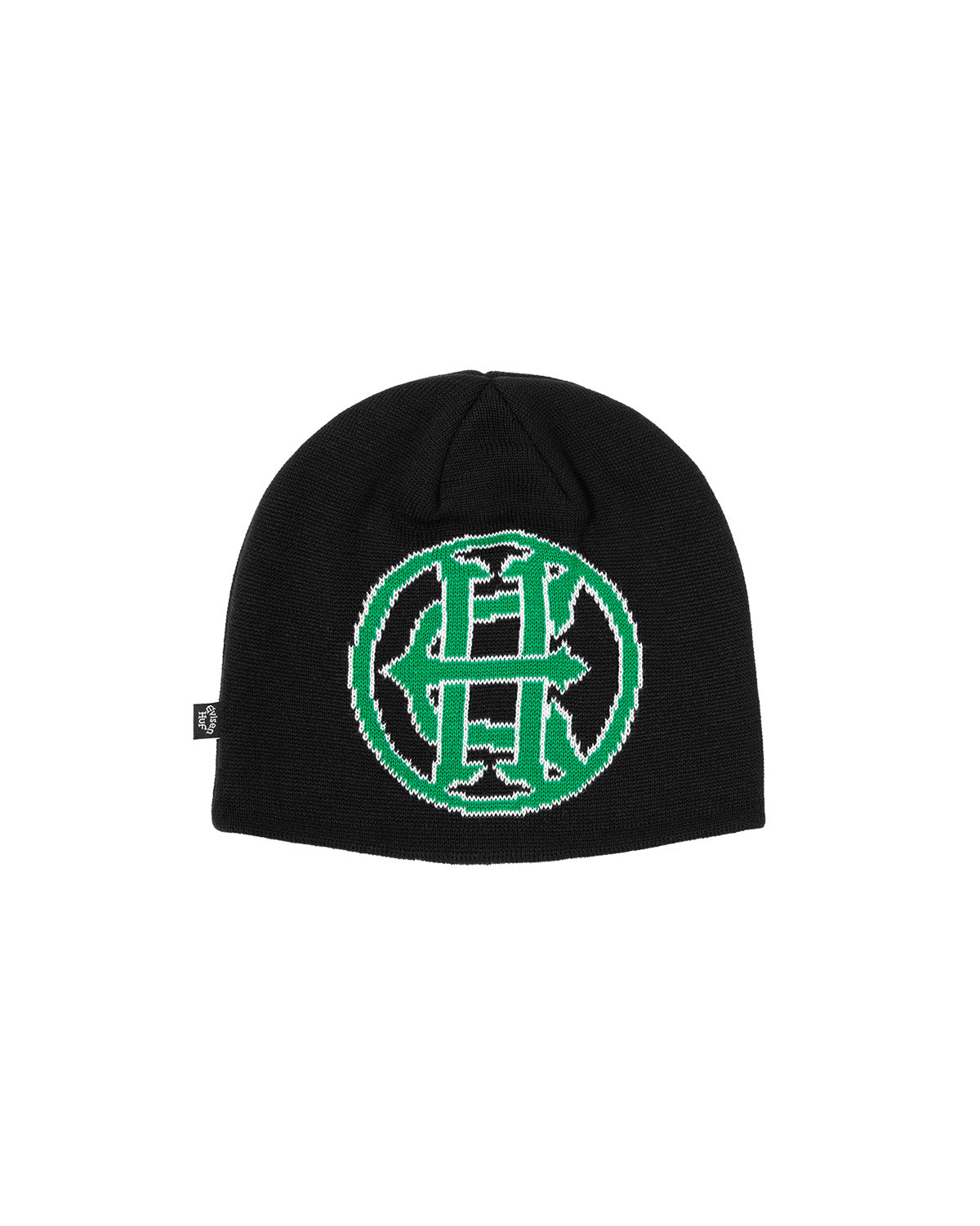 HUF x EVISEN CROSS LOGO BEANIE - BLACK