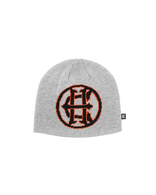HUF x EVISEN CROSS LOGO BEANIE - GREY