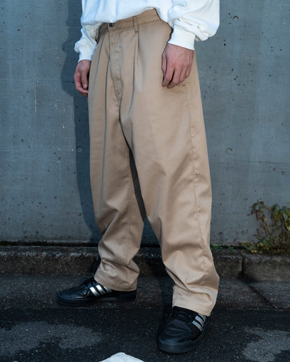 TWILL BOHEMIAN PANTS - BEIGE