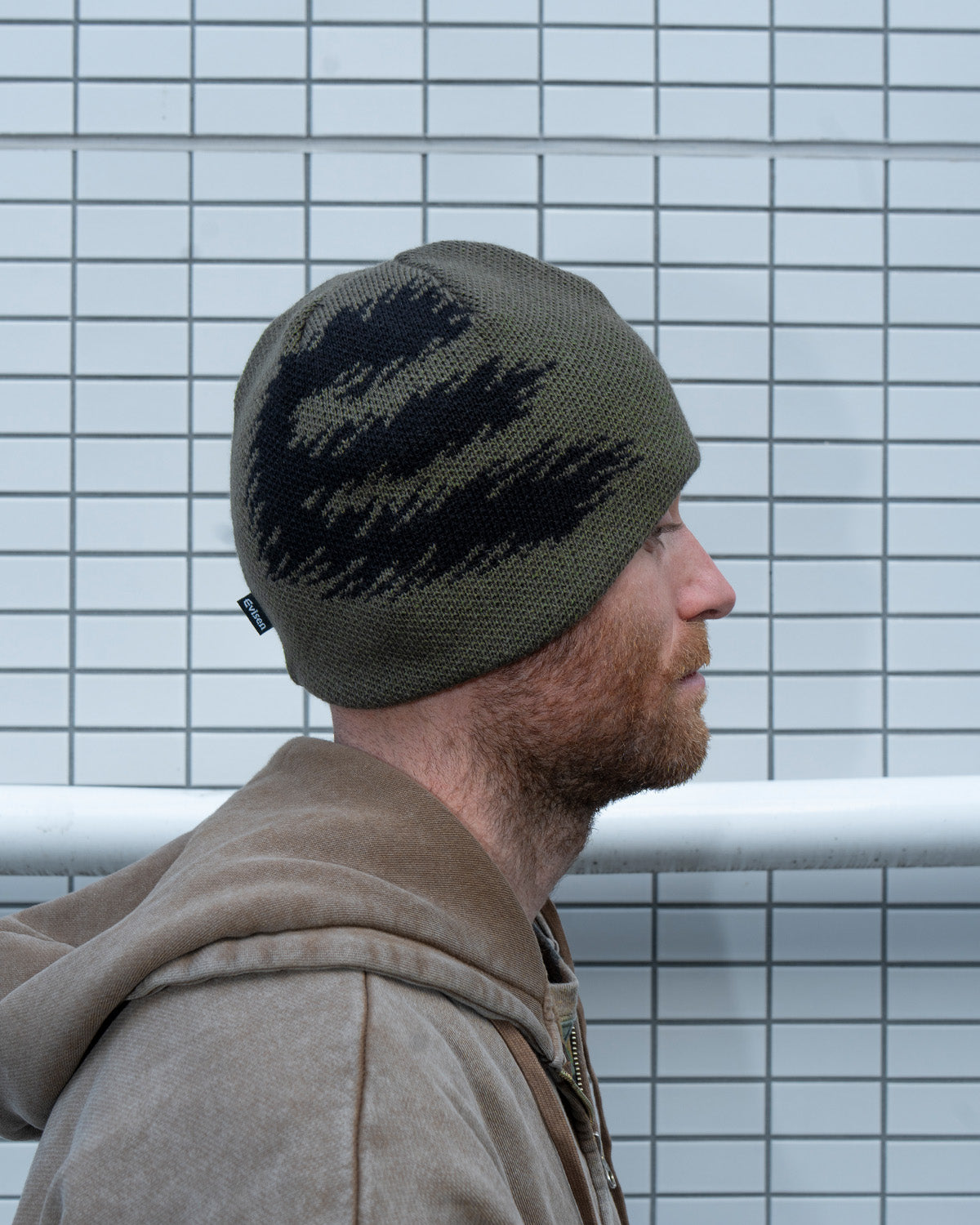 FIRE LEOPARD FLAP BEANIE