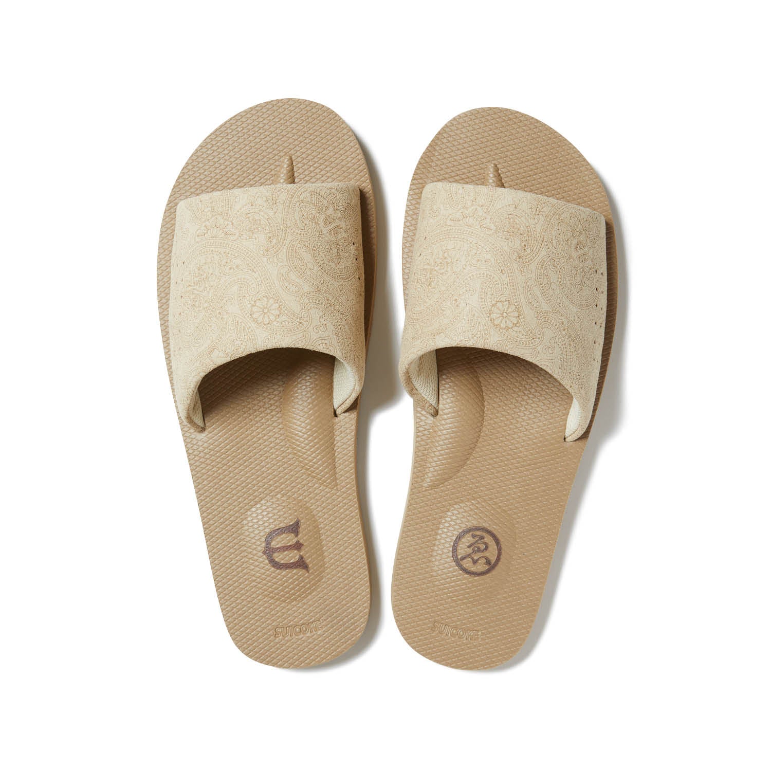 SUICOKE x EVISEN SLIDES - BEIGE