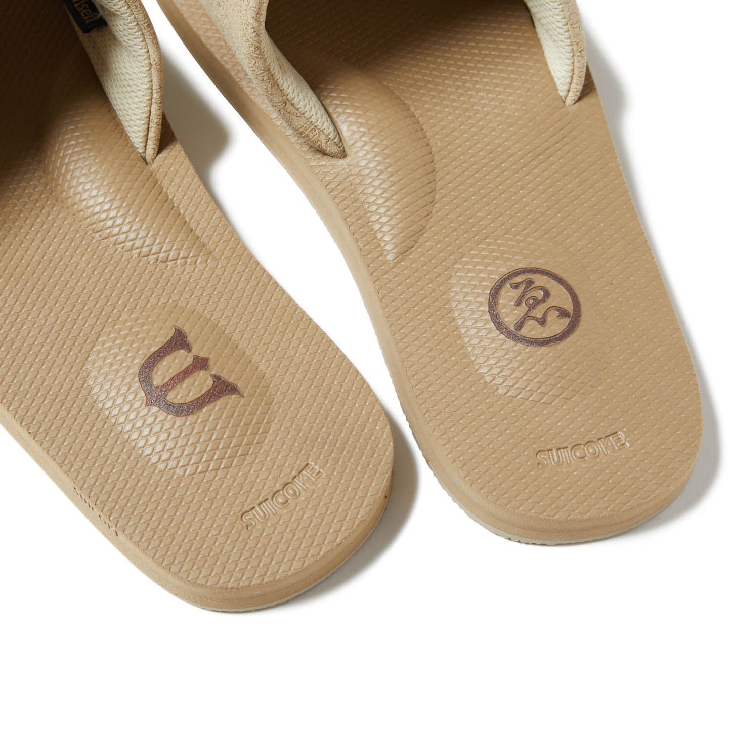 SUICOKE x EVISEN SLIDES - BEIGE